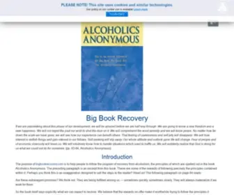 Bigbookrecovery.com(Big Book Recovery) Screenshot