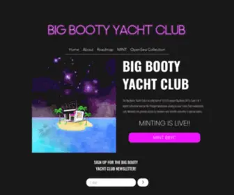 Bigbootyyachtclub.com(BIG BOOTY YACHT CLUB) Screenshot