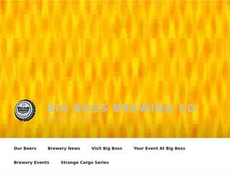 Bigbossbrewing.com(Big Boss Brewing Co) Screenshot