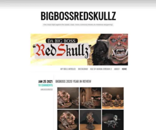 Bigbossredskullz.com(One mans fight against the plastic crack) Screenshot