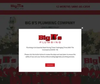 Bigbplumbing.com(Big B's Plumbing Company) Screenshot