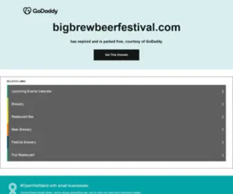 Bigbrewbeerfestival.com(The Big Brew Beer Festival) Screenshot