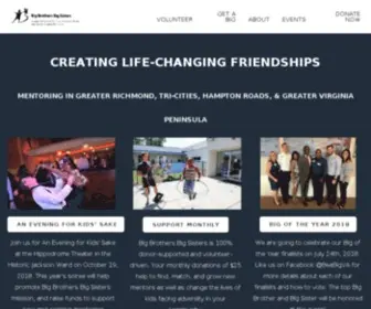 Bigbrobigsis.com(Big Brothers Big Sisters) Screenshot