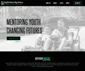 Bigbrooc.org(Big Brothers Big Sisters) Screenshot