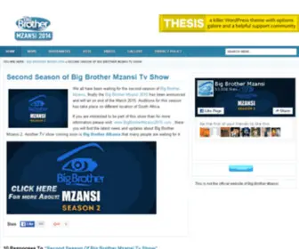 BigbrothermZansi2014.com(Big Brother Mzansi 2014) Screenshot