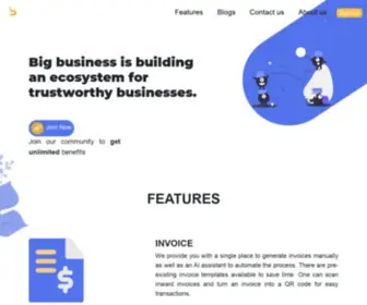 Bigbusinessapp.com(Big business) Screenshot
