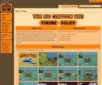 Bigcartoon.org(The Big Cartoon Wiki) Screenshot