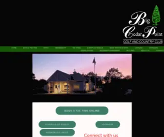 Bigcedargolf.com(Big Cedar Golf and Country Club) Screenshot