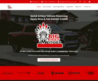 Bigchiefmotors.com(Welcome Big Chief Motors) Screenshot