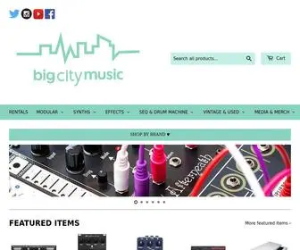 Bigcitymusic.com(Big City Music) Screenshot