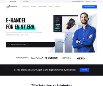 Bigcommerce.se(E-handel för en ny era) Screenshot