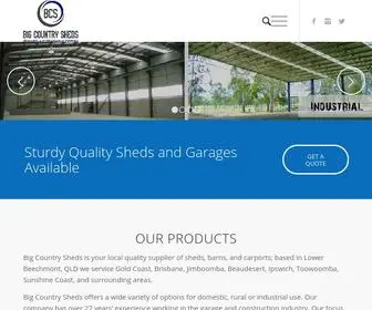 Bigcountrysheds.com.au(Big Country Sheds) Screenshot