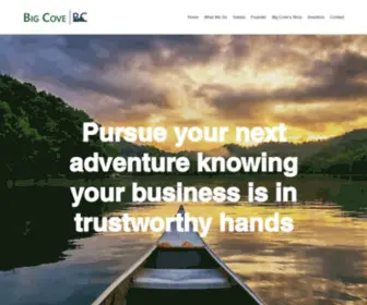 Bigcovepartners.com(Entrepreneur Seeking B2B Software Acquisition) Screenshot