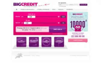 Bigcredit.pl(Pożyczka) Screenshot