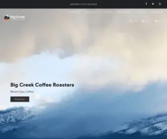 Bigcreekcoffee.com(Big Creek Coffee Roasters) Screenshot