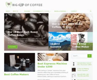 Bigcupofcoffee.com(BIG Cup of Coffee) Screenshot
