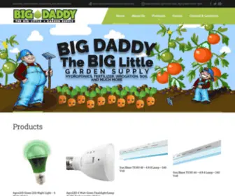 Bigdaddygardensupply.com(Nutrients, Grow Medium, Grow Bulbs, Pots & Containers) Screenshot