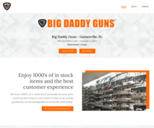 Bigdaddyguns.com(Big Daddy Guns) Screenshot