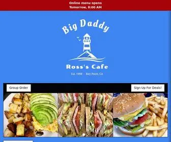 Bigdaddyrosscafe.com(PITTSBURG, CAMenu & Order Online)) Screenshot