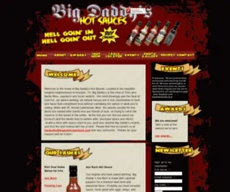 Bigdaddysassburn.com(Big Daddy's Sauces) Screenshot