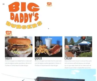 Bigdaddysburgerstahoe.com(Tasty, Quick, Cheap Burger Joint) Screenshot