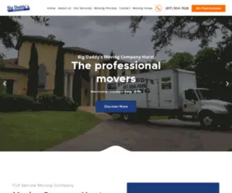 Bigdaddysmoving.net(Moving Company in Hurst) Screenshot