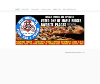 Bigdaddyspizza.ca(Welcome) Screenshot