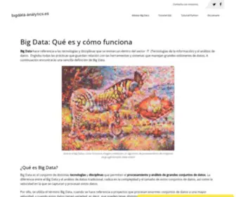 Bigdata-Analytics.es(The Data Schools) Screenshot