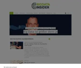 Bigdata-Insider.de(Das Fachportal für Big Data) Screenshot