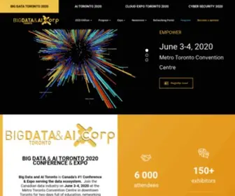 Bigdata-Toronto.com(Big Data and AI Toronto) Screenshot