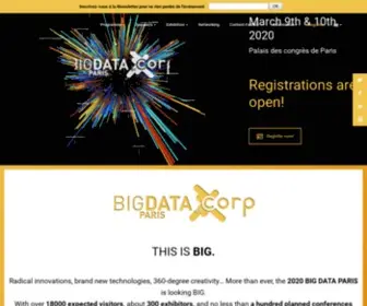Bigdataparis.com(Big Data ParisTHIS IS BIG) Screenshot