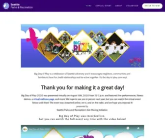 Bigdayofplay.org(Big Day of Play) Screenshot