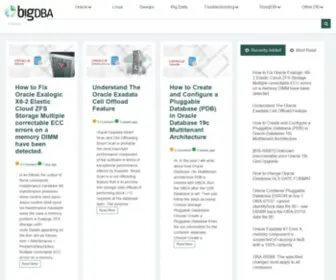 Bigdba.com(Database,Devops,Big Data,Cloud & Oracle Blog) Screenshot