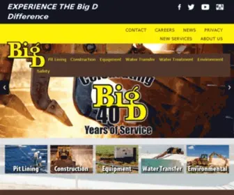 Bigdco.com(Oilfield construction) Screenshot