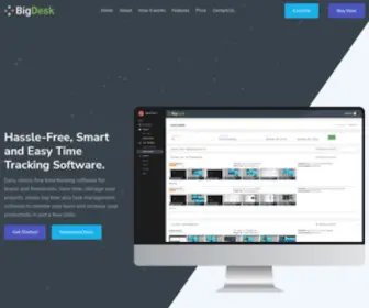 Bigdesk.io(Time Tracking Software) Screenshot