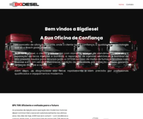 Bigdiesel.com.br(Sejam Bem vindos a BigDiesel) Screenshot