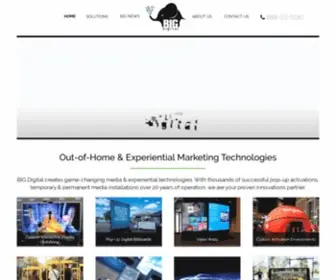 Bigdigital.ca(Portable Digital Signage And Interactive Displays) Screenshot