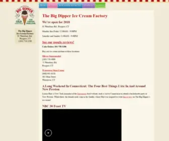 Bigdipper.com(An Old Fashioned Ice Cream Parlor) Screenshot