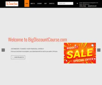 Bigdiscountcourse.com(Home Page) Screenshot