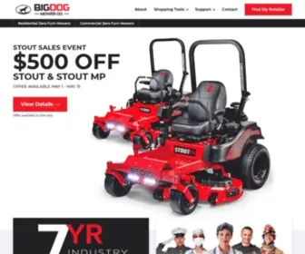 Bigdogmowerco.com(Zero-Turn Riding Lawn Mowers) Screenshot