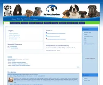 Bigdogshugepaws.com(Big Dogs Huge Paws) Screenshot
