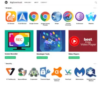 Bigdownload.net(Download Software for Windows) Screenshot