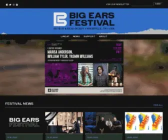 Bigearsfestival.com(Big EarsMarch 28) Screenshot