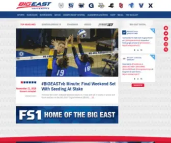 Bigeast.com(Big East Conference) Screenshot