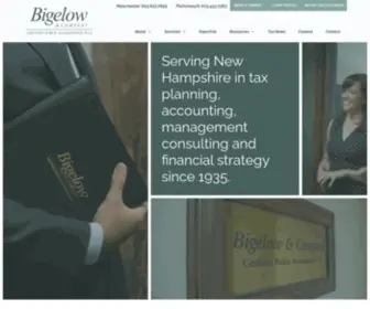 BigelowcPa.com(Bigelow & Company Certified Public Accountants) Screenshot