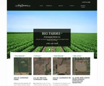 Bigfarms.com(Goodwin & Associates Real Estate) Screenshot