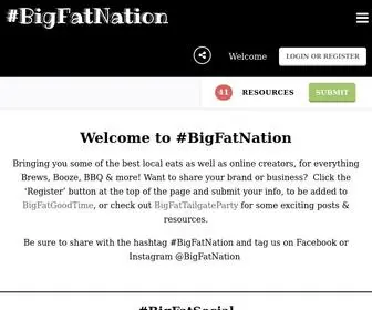 Bigfatnation.com(#BigFatNation) Screenshot