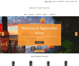Bigfatshotsauce.com(Bigfat's Hot Sauce) Screenshot