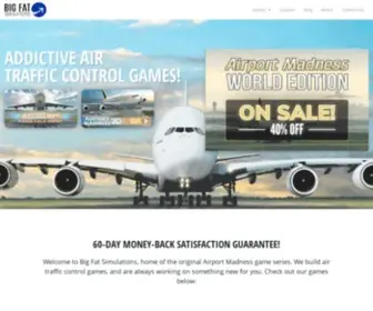 Bigfatsimulations.com(Air Traffic Control Games) Screenshot