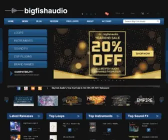 Bigfishaudio.net Screenshot